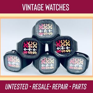 6 Used Untested S^2C Unisex Watch Lot / Bundle